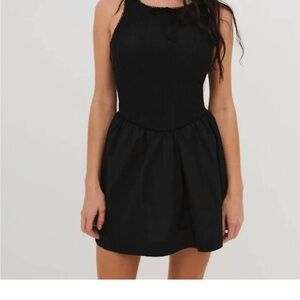 For Love And Lemons Billie Pointelle Mini Dress